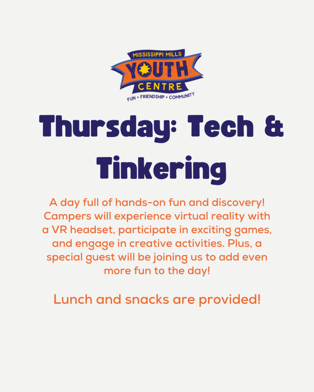 Thursday: Tech & Tinkering