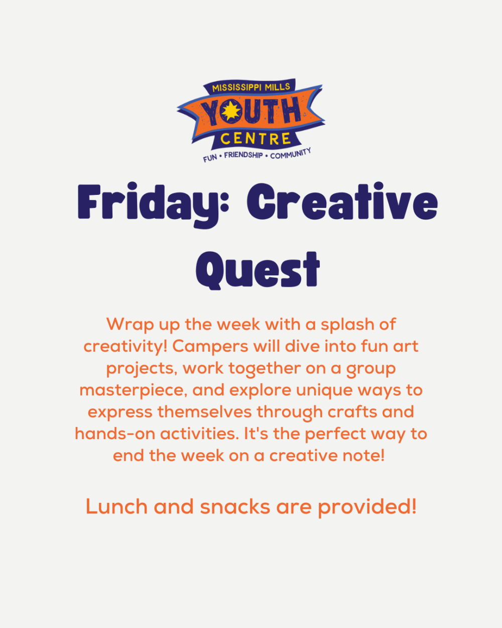 Friday: Creative Quest